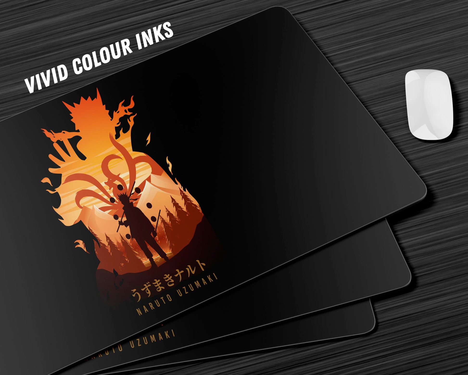 Anime Town Creations Mouse Pad Naruto Uzumaki Minimalist Gaming Mouse Pad Accessories - Anime Naruto Gaming Mouse Pad