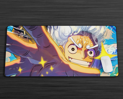 Anime Town Creations Mouse Pad One Piece Luffy Gear 5 Joyboy Gaming Mouse Pad Accessories - Anime One Piece Gaming Mouse Pad