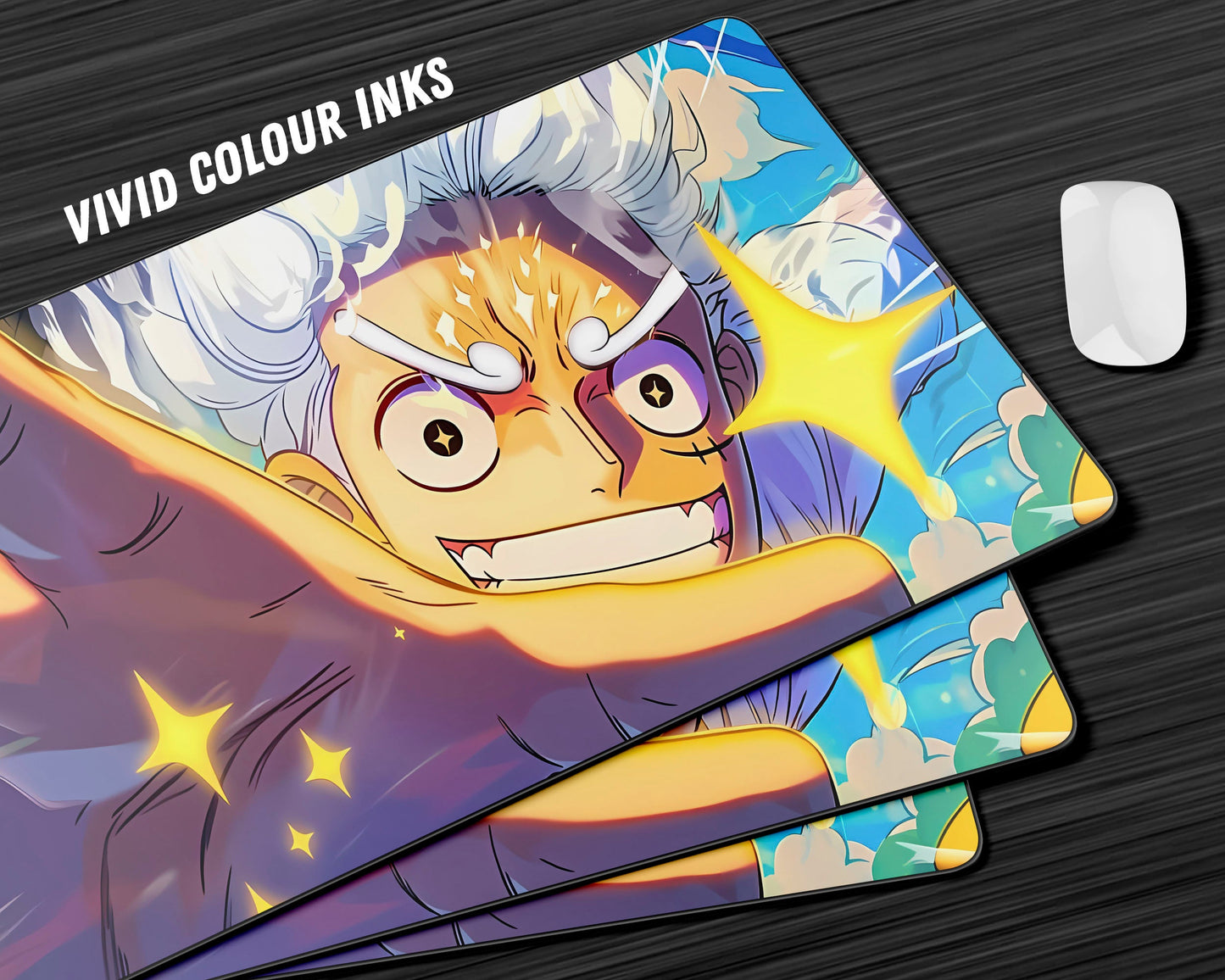 Anime Town Creations Mouse Pad One Piece Luffy Gear 5 Joyboy Gaming Mouse Pad Accessories - Anime One Piece Gaming Mouse Pad