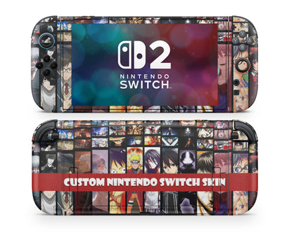 Anime Town Creations Nintendo Switch 2 Create Your Own Vinyl only Skins - Custom Custom Switch 2 Skin