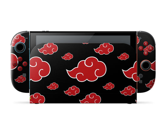Anime Town Creations Nintendo Switch 2 Naruto Akatsuki Vinyl only Skins - Anime Naruto Switch 2 Skin