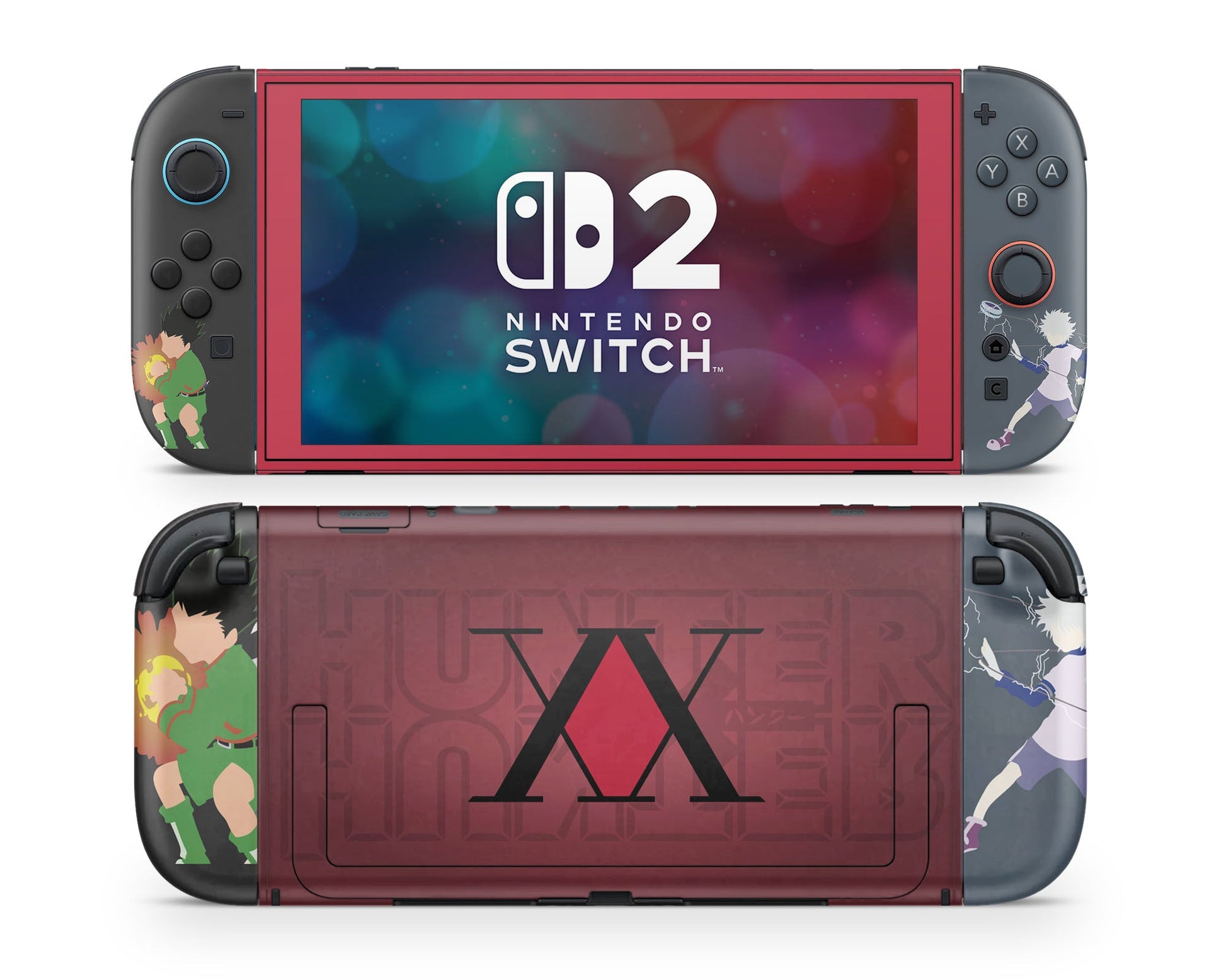 Anime Town Creations Nintendo Switch 2 Hunter x Hunter Minimalist Vinyl only Skins - Anime Hunter x Hunter Switch 2 Skin
