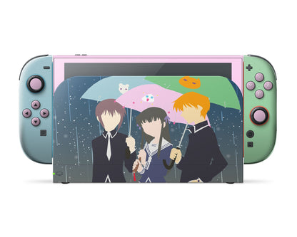 Anime Town Creations Nintendo Switch 2 Fruits Basket Vinyl only Skins - Anime Fruits Basket Switch 2 Skin