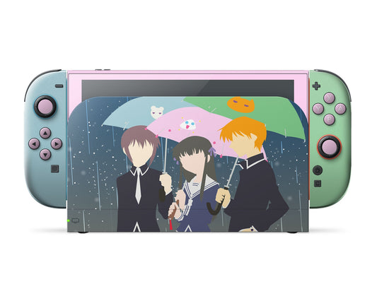 Anime Town Creations Nintendo Switch 2 Fruits Basket Vinyl only Skins - Anime Fruits Basket Switch 2 Skin