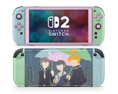 Anime Town Creations Nintendo Switch 2 Fruits Basket Vinyl only Skins - Anime Fruits Basket Switch 2 Skin