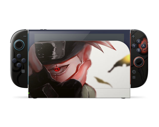 Anime Town Creations Nintendo Switch 2 Kakashi Sharingan Dark Vinyl only Skins - Anime Naruto Switch 2 Skin