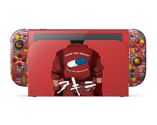 Anime Town Creations Nintendo Switch 2 Akira Classic Biker Vinyl only Skins - Anime Akira Switch 2 Skin
