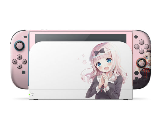 Anime Town Creations Nintendo Switch 2 Chika Fujiwara Cute Vinyl only Skins - Anime Love Is War Switch 2 Skin
