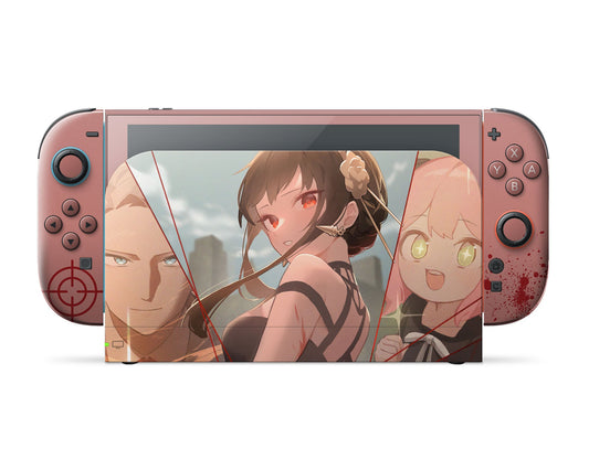 Anime Town Creations Nintendo Switch 2 Spy x Family Forger Fam Vinyl only Skins - Anime Spy x Family Switch 2 Skin