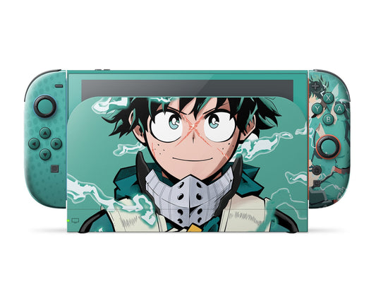 Anime Town Creations Nintendo Switch 2 My Hero Academia Izuku Midoriya Vinyl only Skins - Anime My Hero Academia Switch 2 Skin