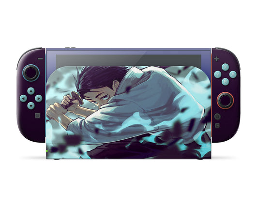 Anime Town Creations Nintendo Switch 2 Jujutsu Kaisen Yuta Okkotsu Vinyl only Skins - Anime Jujutsu Kaisen Switch 2 Skin