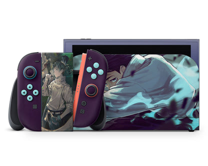 Anime Town Creations Nintendo Switch 2 Jujutsu Kaisen Yuta Okkotsu Vinyl +Tempered Glass Skins - Anime Jujutsu Kaisen Switch 2 Skin