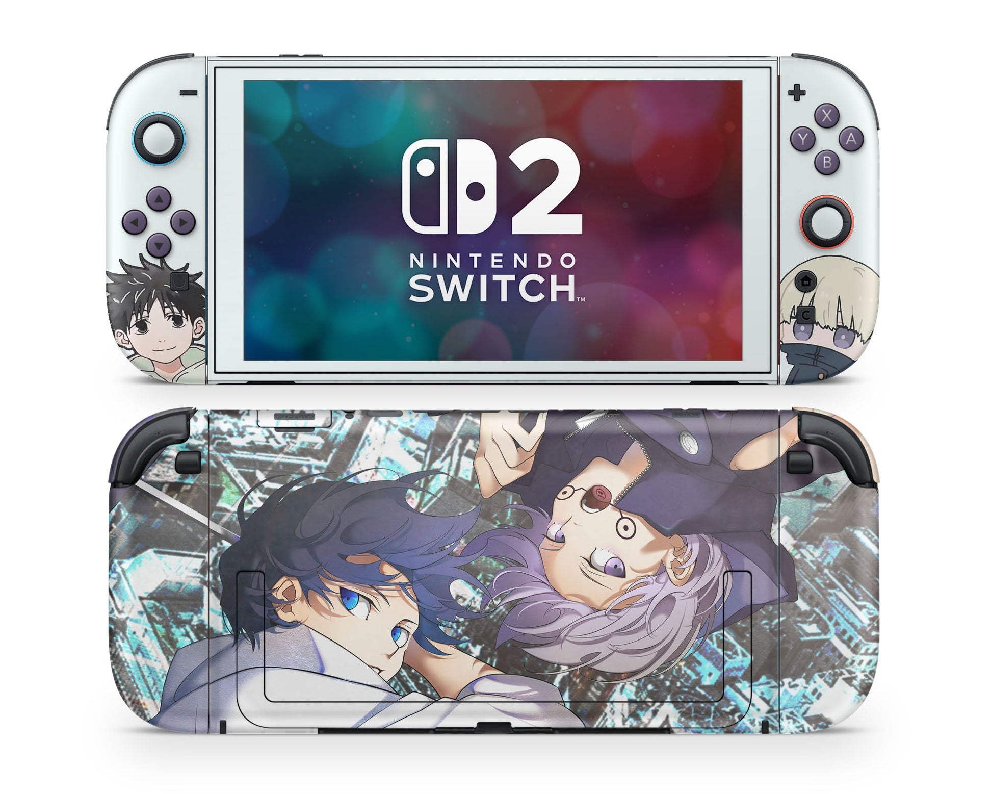 Anime Town Creations Nintendo Switch 2 Jujutsu Kaisen 0 The Prequel Vinyl only Skins - Anime Jujutsu Kaisen Switch 2 Skin