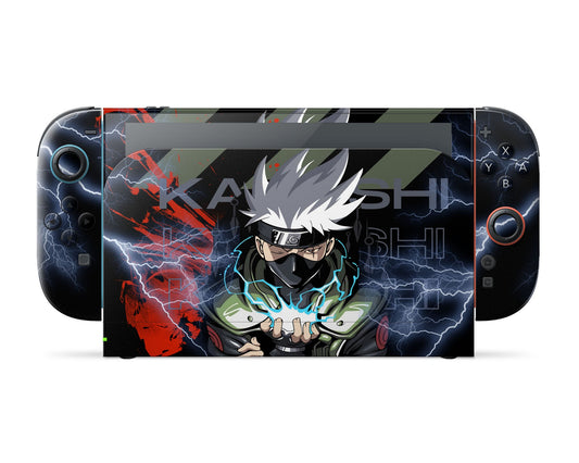 Anime Town Creations Nintendo Switch 2 Kakashi Hatake Vinyl only Skins - Anime Naruto Switch 2 Skin