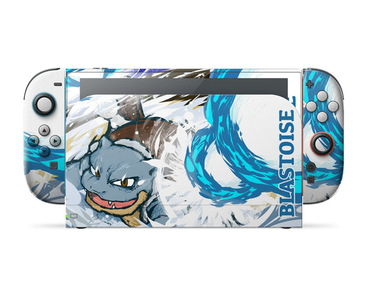 Anime Town Creations Nintendo Switch 2 Pokemon Blastoise Vinyl only Skins - Anime Pokemon Switch 2 Skin