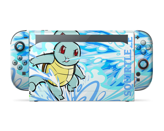 Anime Town Creations Nintendo Switch 2 Pokemon Squirtle Vinyl only Skins - Anime Pokemon Switch 2 Skin
