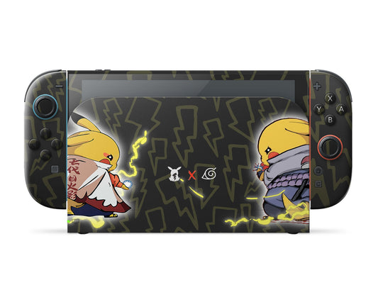 Anime Town Creations Nintendo Switch 2 Pokemon Pikachu x Naruto Vinyl only Skins - Anime Pokemon Switch 2 Skin