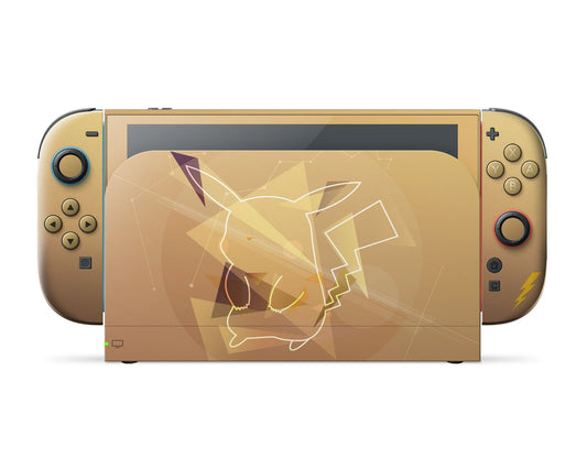 Anime Town Creations Nintendo Switch 2 Pokemon Pikachu Lightning Vinyl only Skins - Anime Pokemon Switch 2 Skin