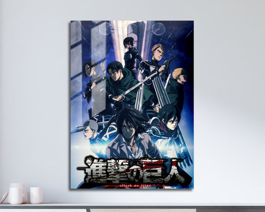 Attack on Titan The Final Season Metal Poster