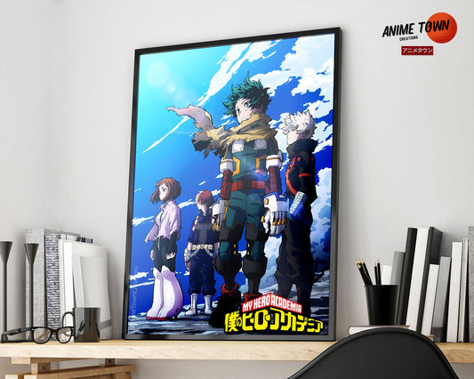 Anime Town Creations Poster My Hero Academia Season 7 5" x 7" Home Goods - Anime My Hero Academia Poster