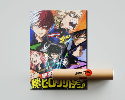 Anime Town Creations Poster My Hero Academia Panels 5" x 7" Home Goods - Anime My Hero Academia Poster