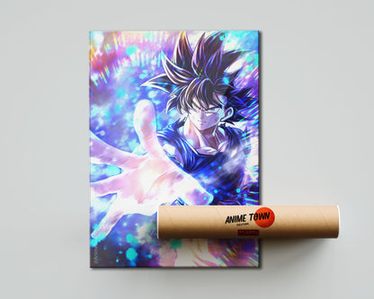 Anime Town Creations Poster Dragon Ball Goku Ultra Instinct Touch 5" x 7" Home Goods - Anime Dragon Ball Poster