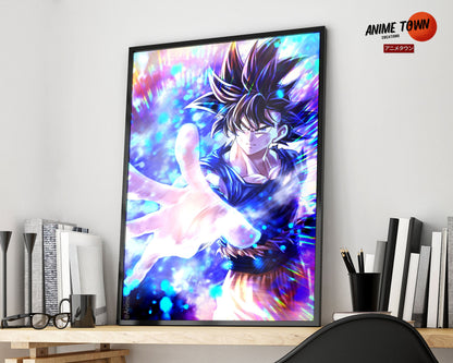 Anime Town Creations Poster Dragon Ball Goku Ultra Instinct Touch 5" x 7" Home Goods - Anime Dragon Ball Poster