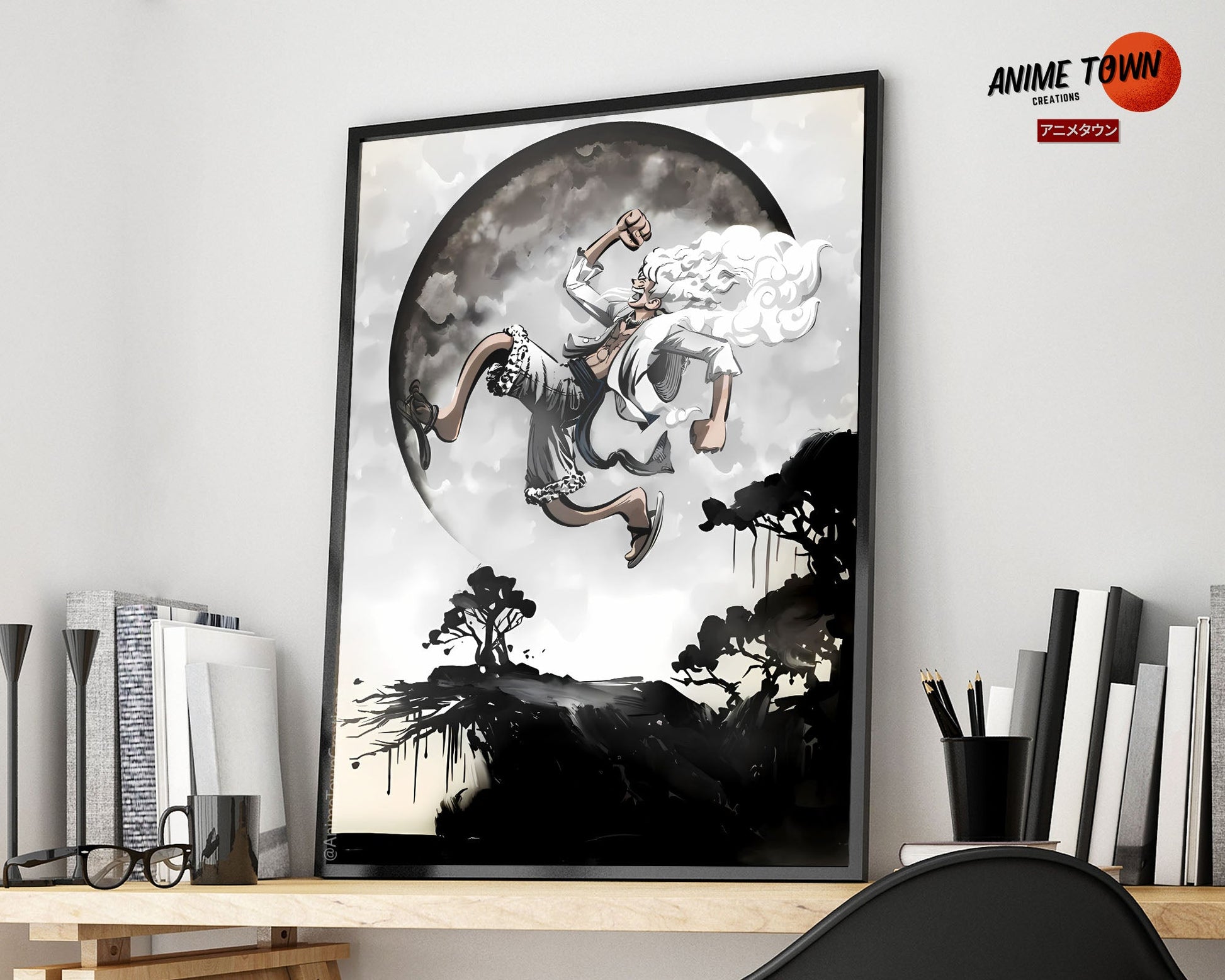 One Piece Gear 5 Moon Poster