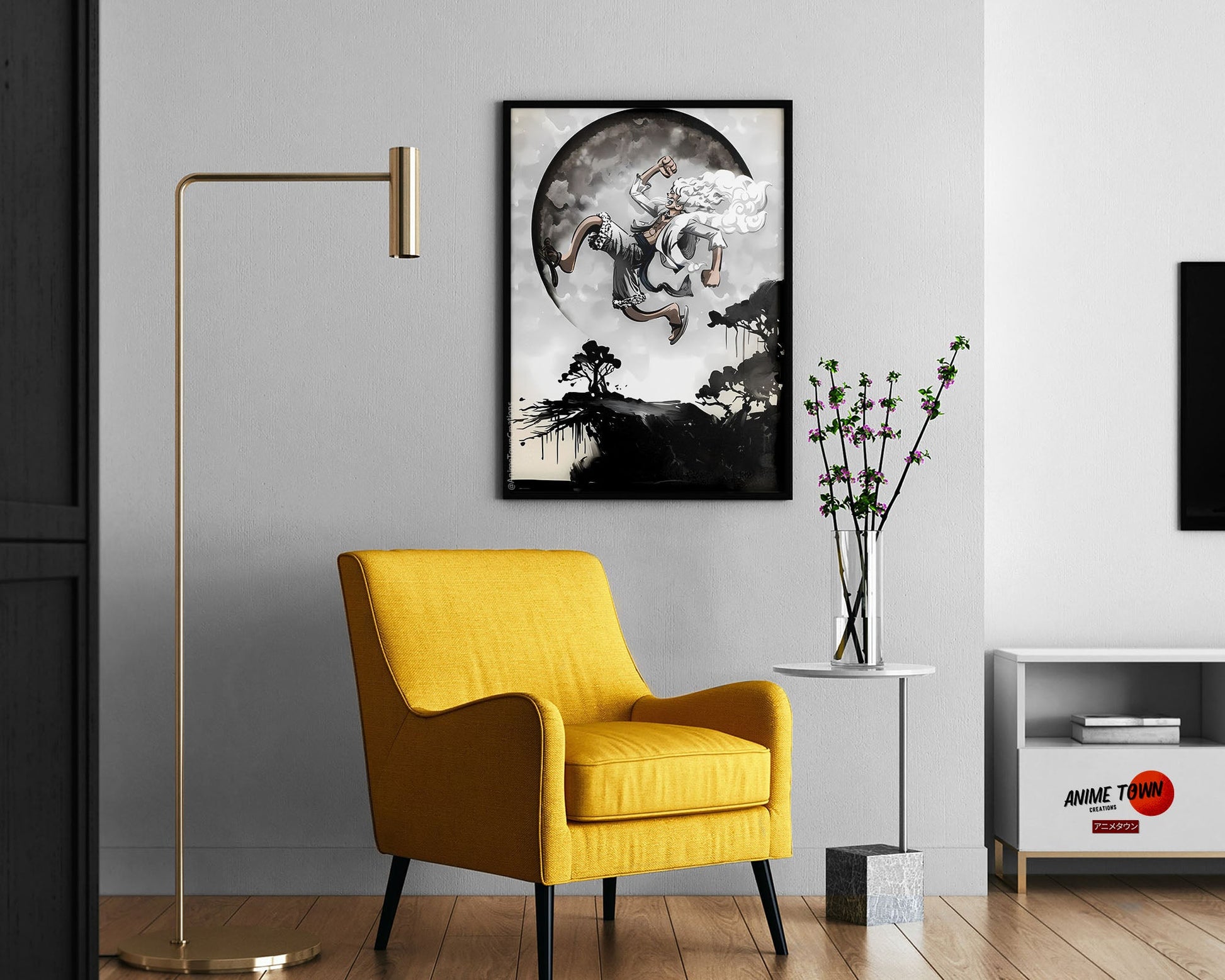 Anime Town Creations Poster One Piece Gear 5 Moon 11" x 17" Home Goods - Anime One Piece Poster