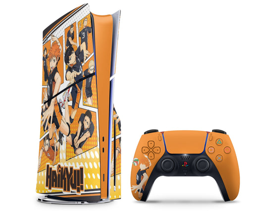 Anime Town Creations PS5 Slim Haikyuu!! PS5 Slim Skins - Anime Haikyuu PS5 Slim Skin