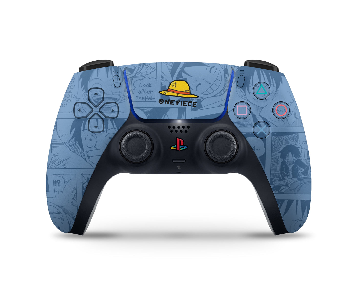 Anime Town Creations PS5 Slim One Piece Luffy Manga PS5 Slim Skins - Anime One Piece PS5 Slim Skin