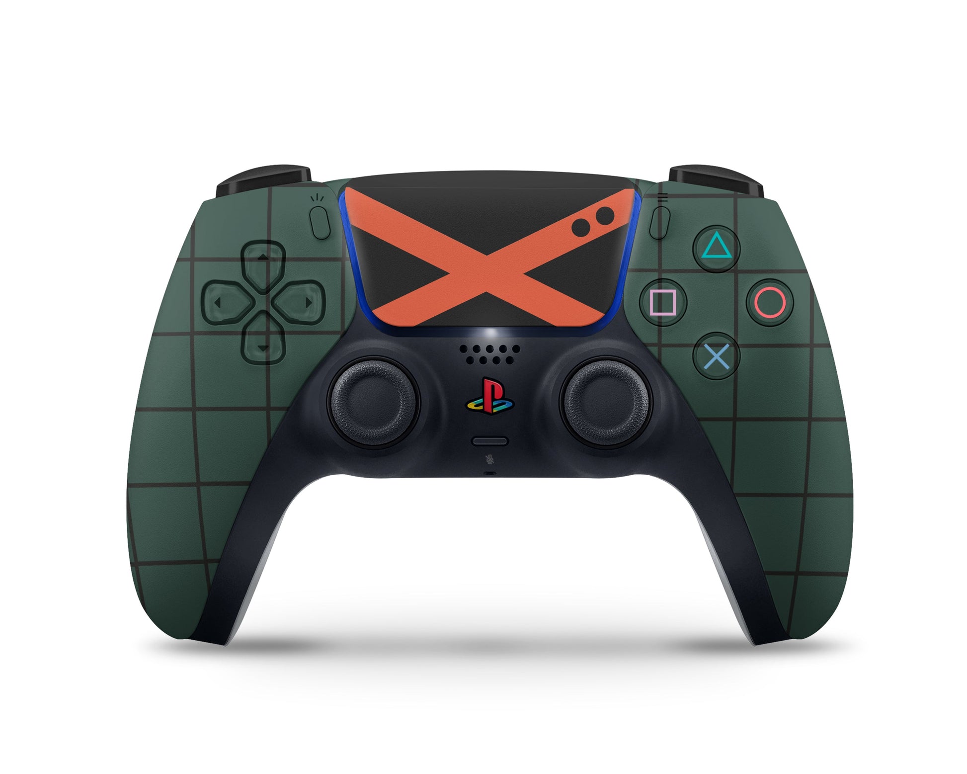 Anime Town Creations PS5 Slim Katsuki Bakugo Minimalist PS5 Slim Skins - Anime My Hero Academia PS5 Slim Skin