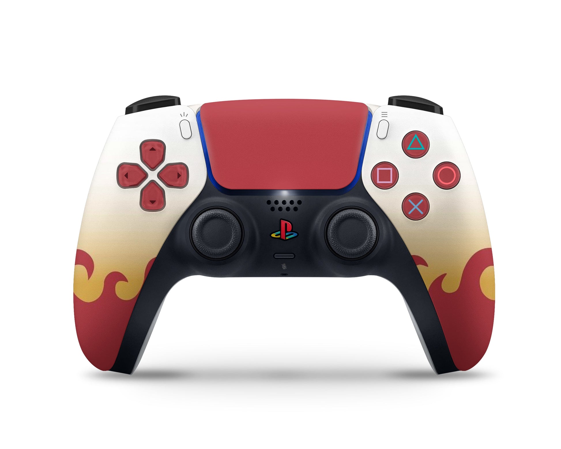 Anime Town Creations PS5 Slim Demon Slayer Rengoku Flame Hashira PS5 Slim Skins - Anime Demon Slayer PS5 Slim Skin