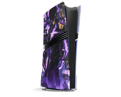 Anime Town Creations PS5 Pro Solo Leveling Sung Jinwoo vs Beru PS5 Pro Skins - Anime Solo Leveling PS5 Pro Skin