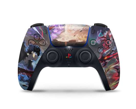 Anime Town Creations PS5 Controller Solo Leveling Sung Jinwoo vs BeruSkins - Anime Solo Leveling PS5 Controller Skin