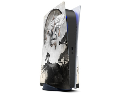 Anime Town Creations PS5 One Piece Gear 5 Moon PS5 Skins - Anime One Piece PS5 Skin