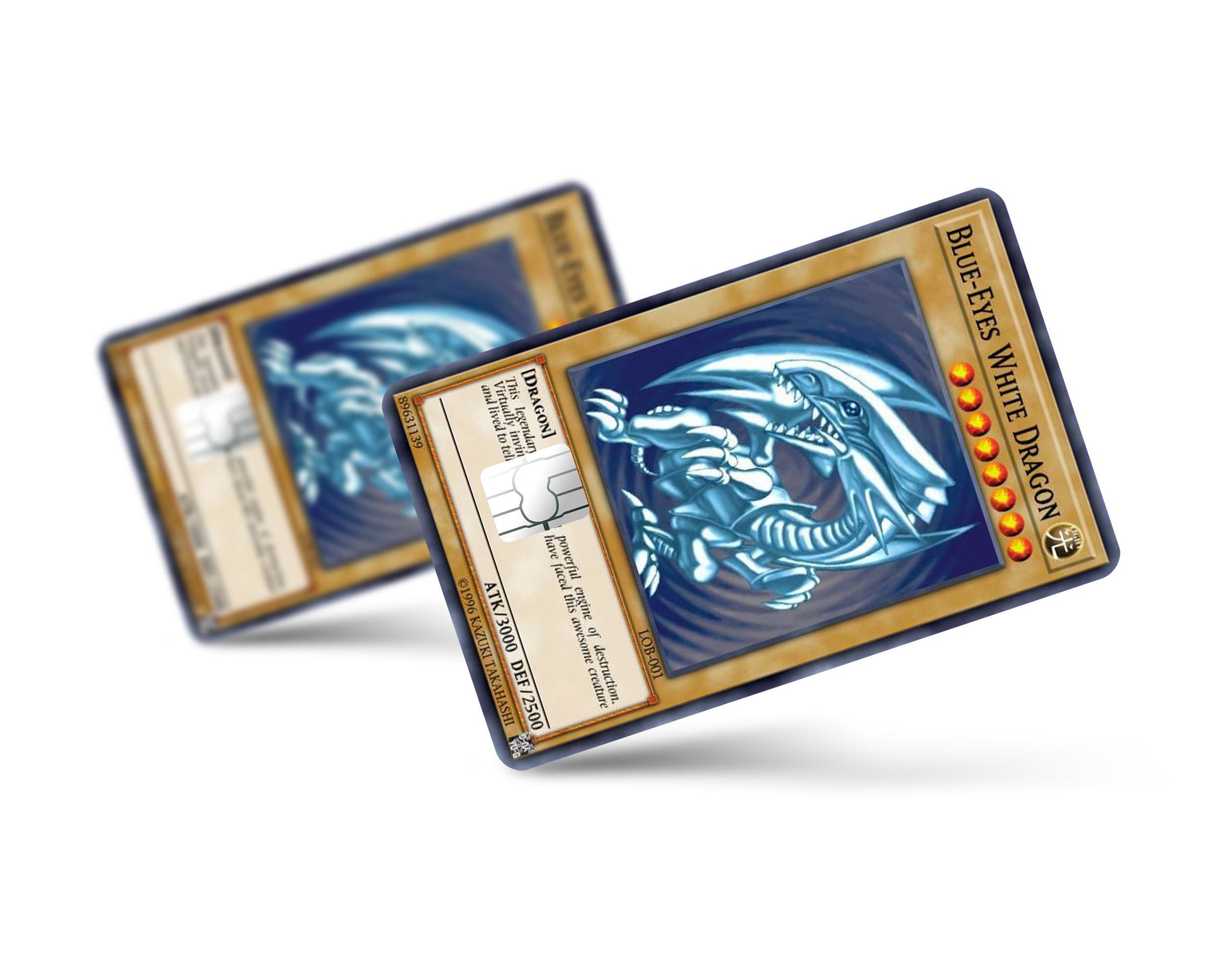 Blue Eyes White Dragon Card Credit Card Skin - Full / Small Blue Eyes White Dragon Card Credit Card Skin - Full / Small