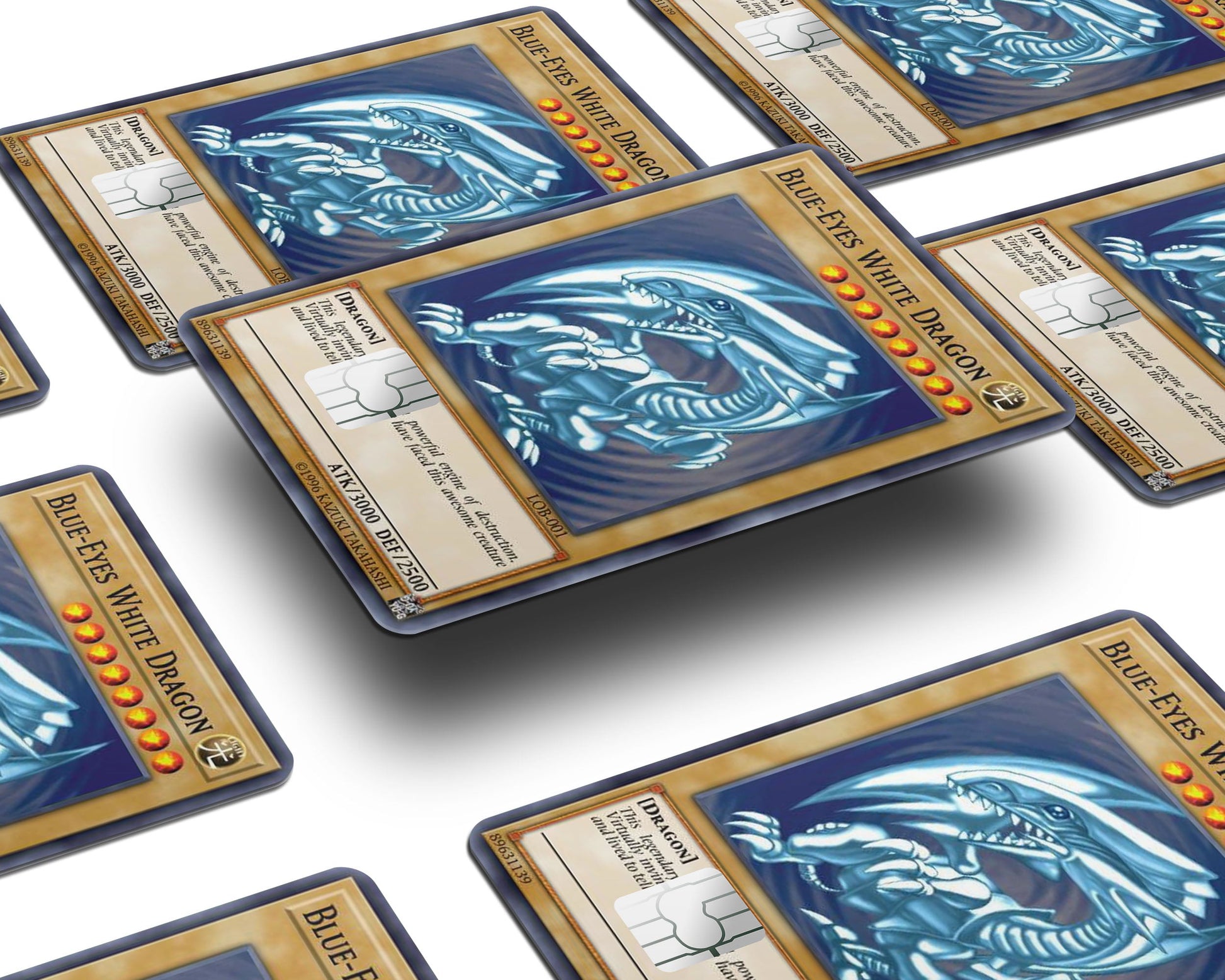 Yu Gi Oh Blue Eyes White Dragon Card Credit Card Credit Card Skin Anime Town Creations Yu Gi Oh Blue Eyes White Dragon Card Credit Card Credit Card Skin Anime Town Creations