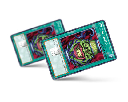Anime Town Creations Credit Card Pot of Greed Card Full Skins - Anime YGO Credit Card Skin
