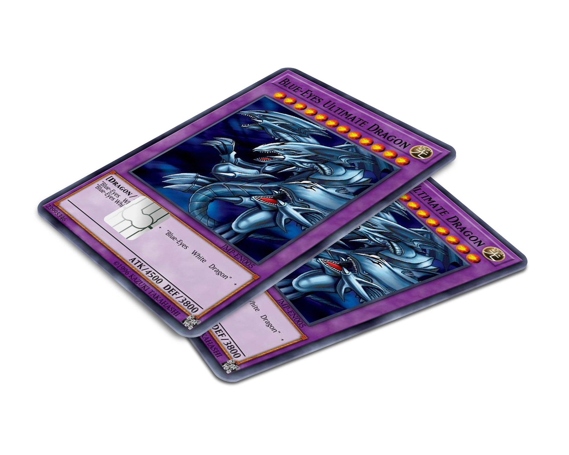 Anime Town Creations Credit Card Blue Eyes Ultimate Dragon Card Window Skins - Anime YGO Credit Card Skin