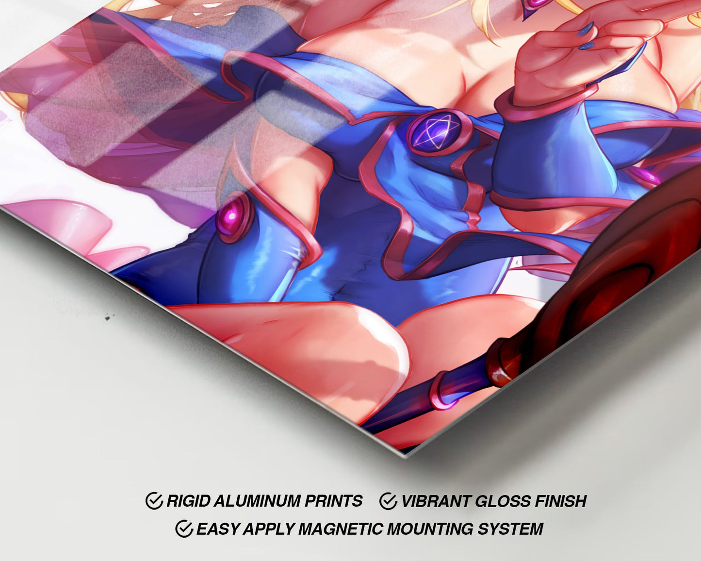 Anime Town Creations Metal Poster Dark Magician Girl Card 24" x 36" Home Goods - Anime YGO Metal Poster