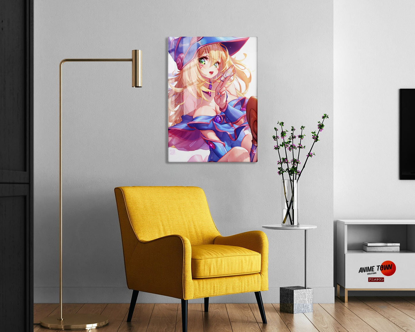Dark Magician Girl Card Metal Poster