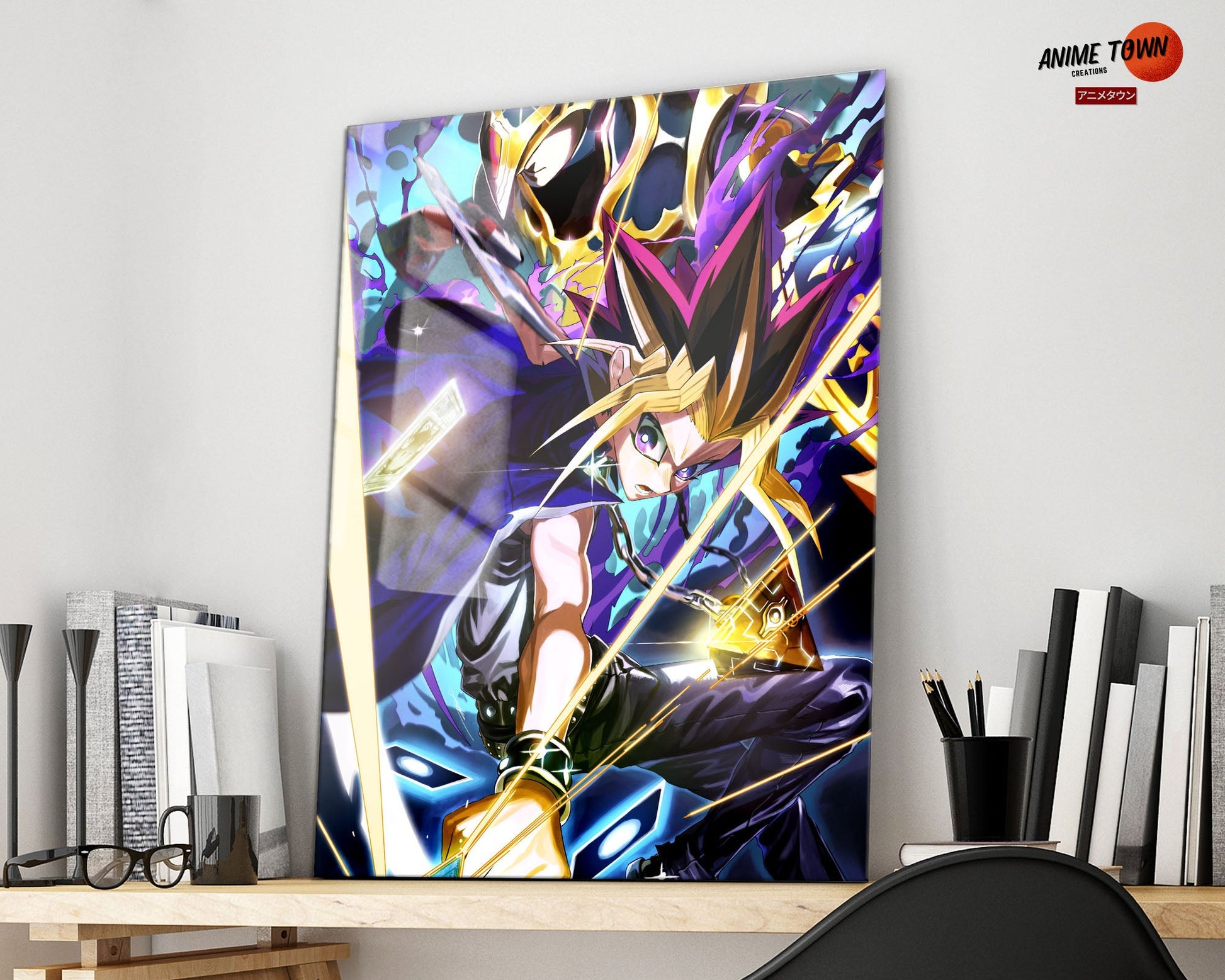 Yugi & Black Luster Soldier Card Metal Poster Metal Poster – Anime Town  Creations