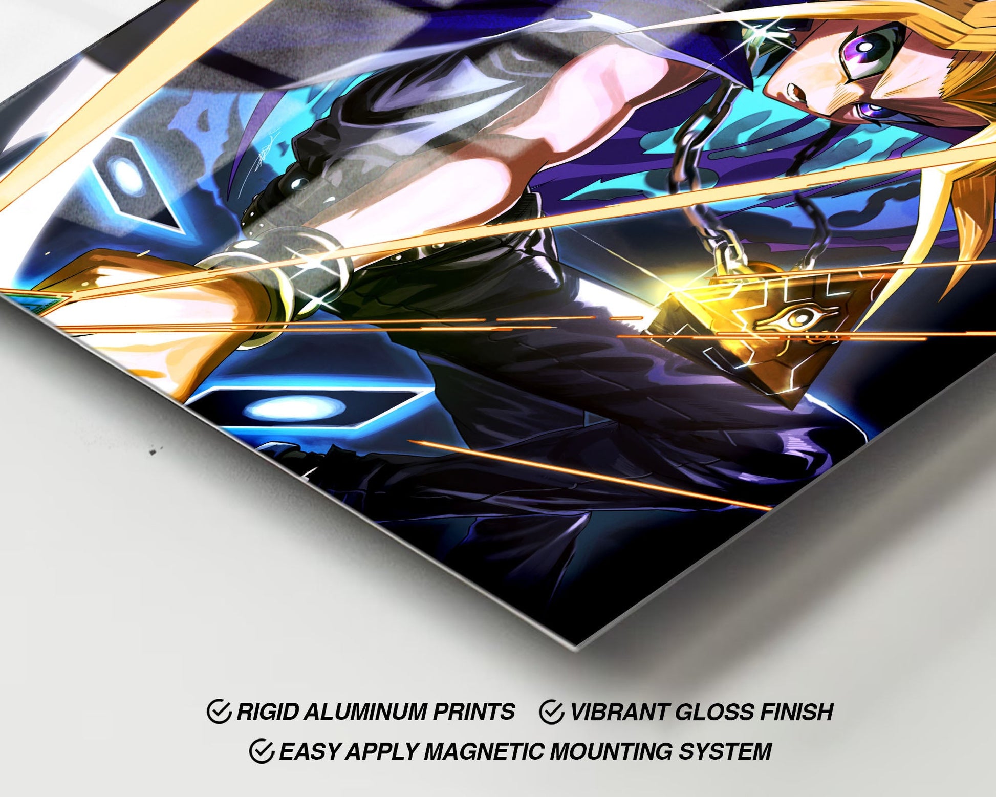 Yugi & Black Luster Soldier Card Metal Poster Metal Poster  Anime Town  Creations