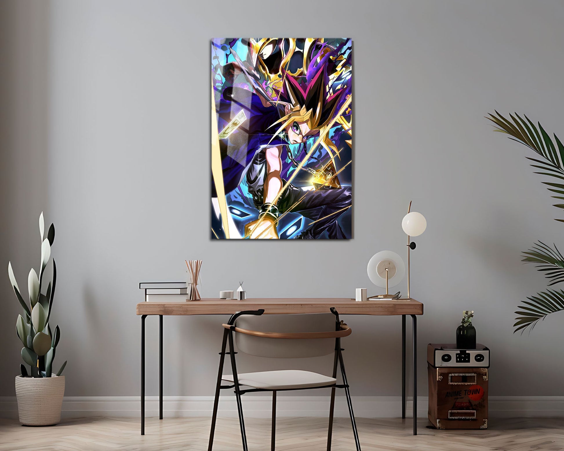 yugioh card wall art Yugi & Black Luster Soldier Card Metal Poster Metal Poster – Anime Town  Creations