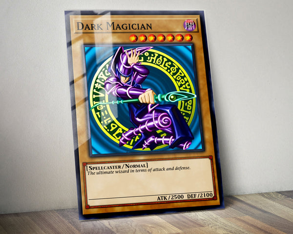 Dark Magician Card Metal Poster Metal Poster – Anime Town Creations