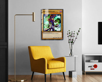 Dark Magician 1st Edition Card Metal Poster