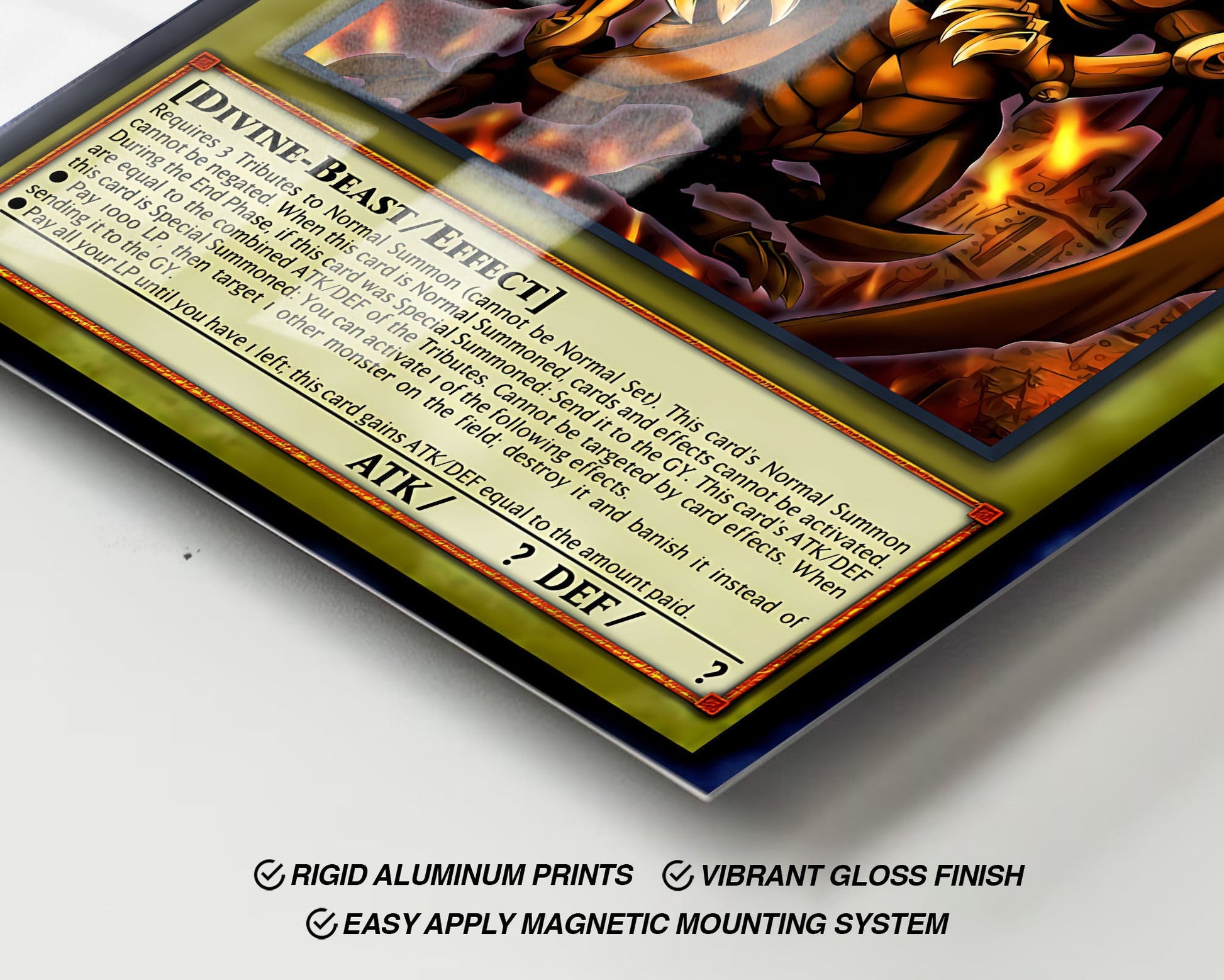 Winged Dragon of Ra Card Metal Poster Metal Poster Anime Town Creations Winged Dragon of Ra Card Metal Poster Metal Poster Anime Town Creations