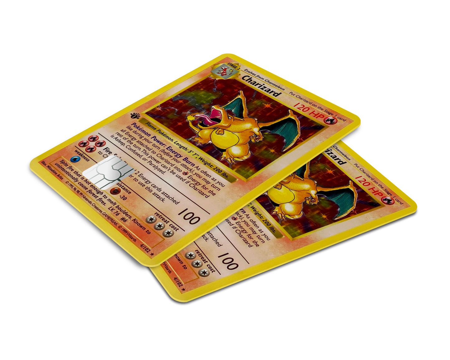 Charizard Pokemon Card Credit Card Skin