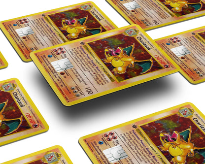 Charizard Pokemon Card Credit Card Skin Anime Town Creations Charizard Pokemon Card Credit Card Skin Anime Town Creations